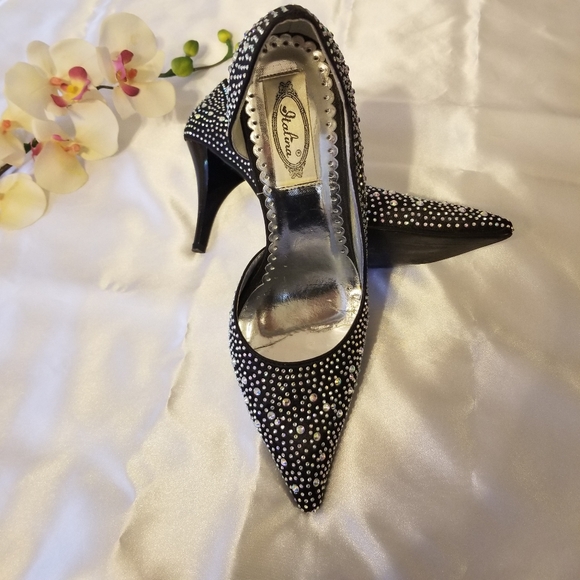 Italina AB Rhinestones Shoes size 8 1/2 - Picture 2 of 7